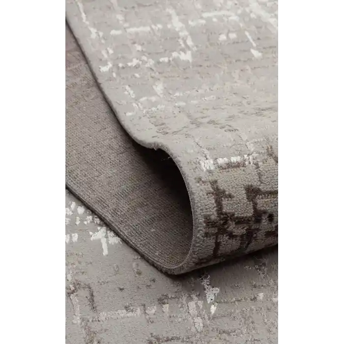 TORINO HALI 0054 Sık Dokuma Dökümlü Yere Oturan Hav Toz Vermez Yıkanabilir Kaymaz Tabanlı Modern Halı