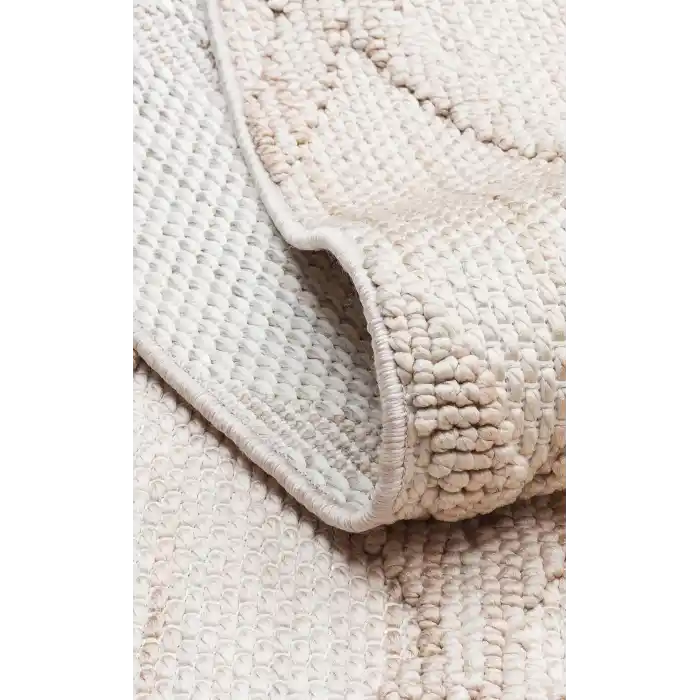 Cozy CZY 04 Beige Hav Toz Vermez Modern Örgü Dokuma Makine Halısı