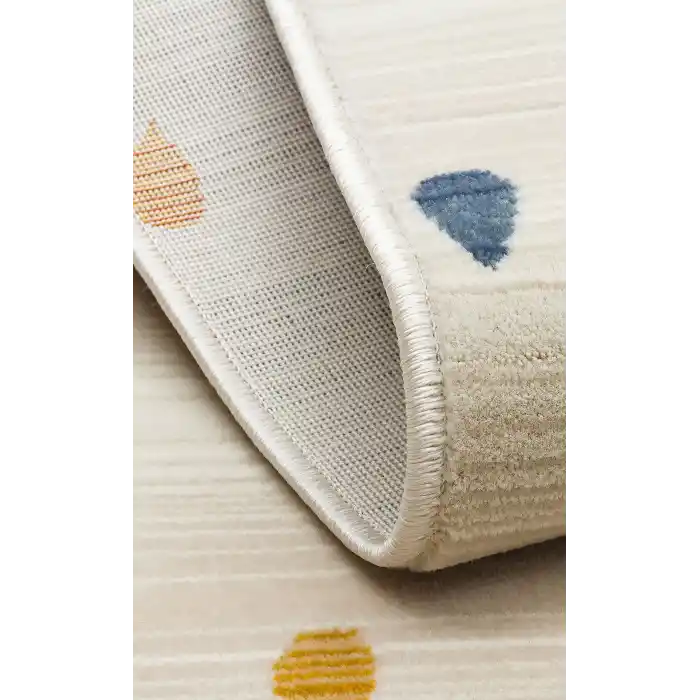 PETRA BOHEM HALI 0002 Hav Toz Vermez Etnik ve Modern Desenli Renkli Makine Halısı