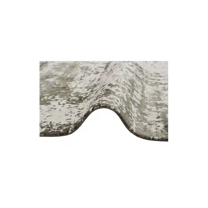 Cordoba Db 01 D.Green Nw Parlak Yüksek Alçak Dokulu Modern Makine Halısı