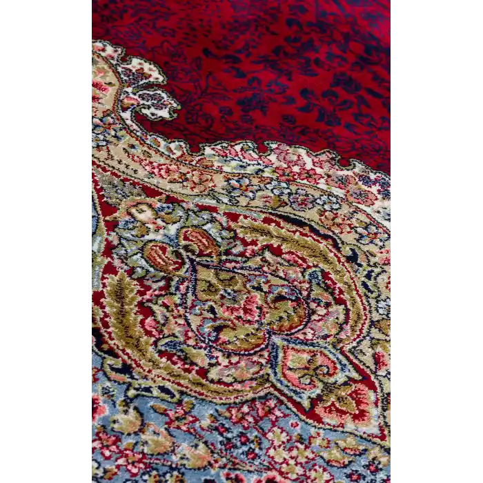 ISFAHAN HALI 0019 Klasik Desenli Yüksek Kalite Sık Dokuma Makine Halısı