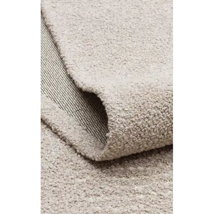 Nevada NVD 01 Beige Moroccon Tuşeli Hav Toz Vermez Kaymaz Tabanlı İnce Dokuma Modern Halı