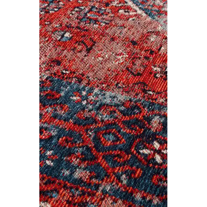 Anadolu 02 Multy Antik Desenli Yıkanabilir Kaymaz Tabanlı Etnik Kilim