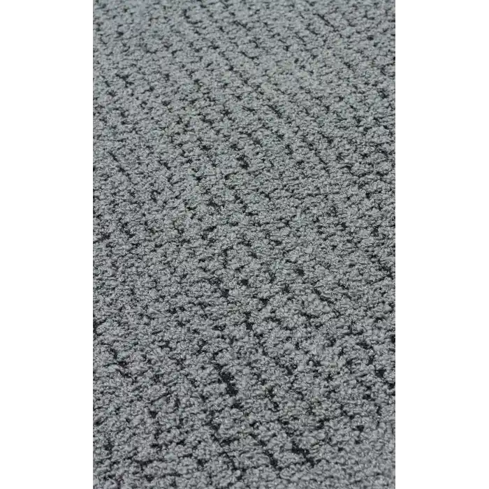 Nevada NVD 01 Grey Moroccon Tuşeli Hav Toz Vermez Kaymaz Tabanlı İnce Dokuma Modern Halı