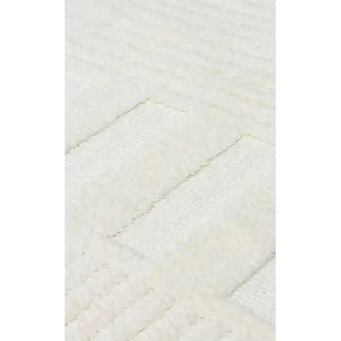 MISSORI HALI 0056 Hav Toz Vermez Sade Desenli Yumuşak Dokulu Modern Makine Halısı