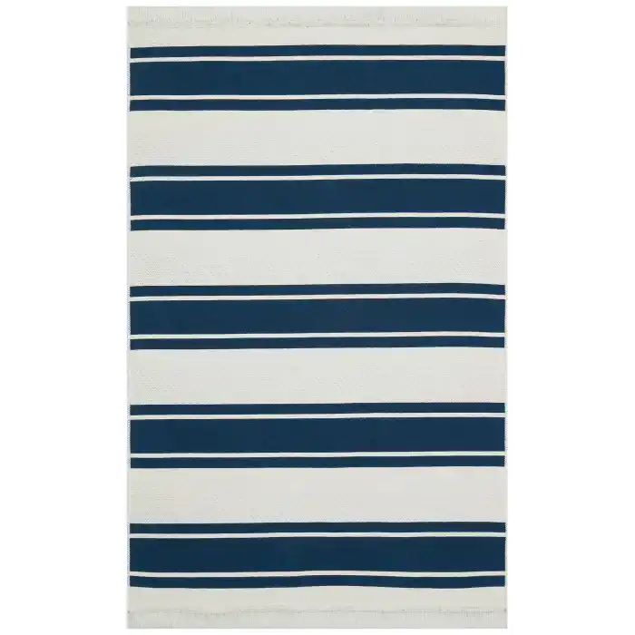 Arya Ar 12 Marine %100 Geri Dönüşümlü Pamuktan Çift Taraflı Yıkanabilir Modern Dekoratif Kilim