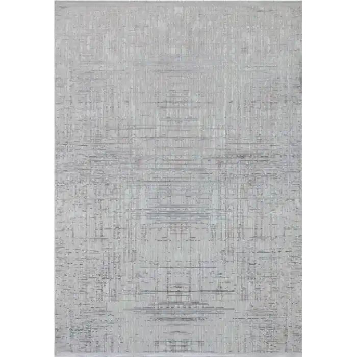 Allegro 2076 Vizon Dekoratif Modern Kaymaz Tabanlı Makine Halısı