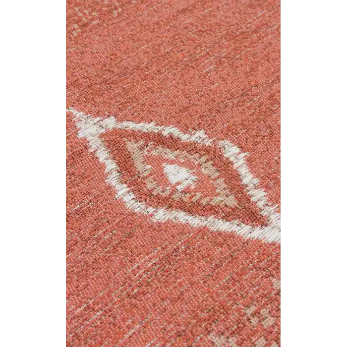 Arya Ar 37 Terra %100 Geri Dönüşümlü Pamuktan Çift Taraflı Yıkanabilir Modern Dekoratif Kilim