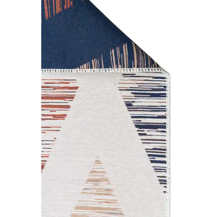 Arya Ar 38 Multy  %100 Geri Dönüşümlü Pamuktan Çift Taraflı Yıkanabilir Modern Dekoratif Kilim