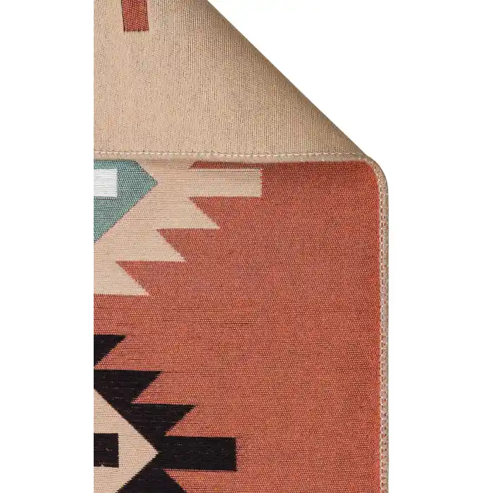 Arya Ar 39 Multy %100 Geri Dönüşümlü Pamuktan Çift Taraflı Yıkanabilir Modern Dekoratif Kilim