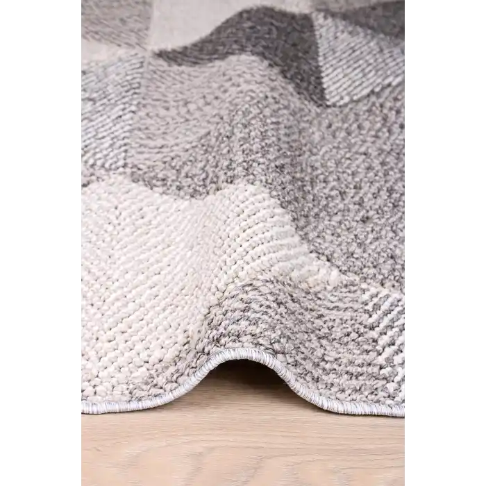 Astra 19788A Bej Bukle Tekniğiyle Üretilmiş Modern Makine Halısı