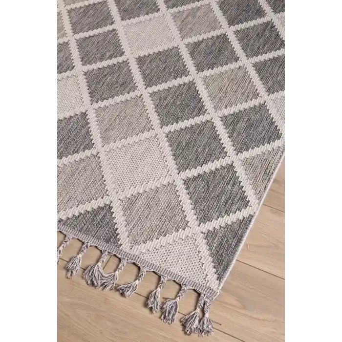 Astra 19787A Mavi Bukle Tekniğiyle Üretilmiş Modern Makine Halısı