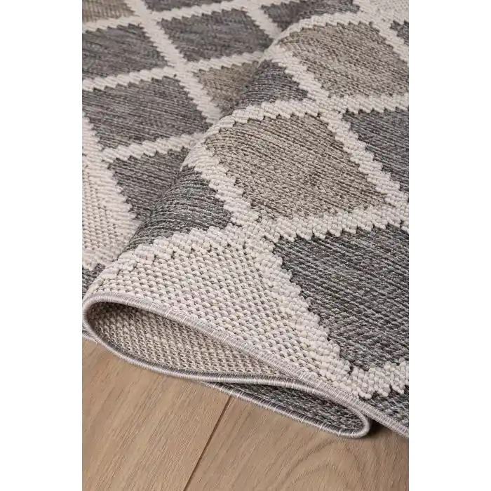 Astra 19787A Mavi Bukle Tekniğiyle Üretilmiş Modern Makine Halısı