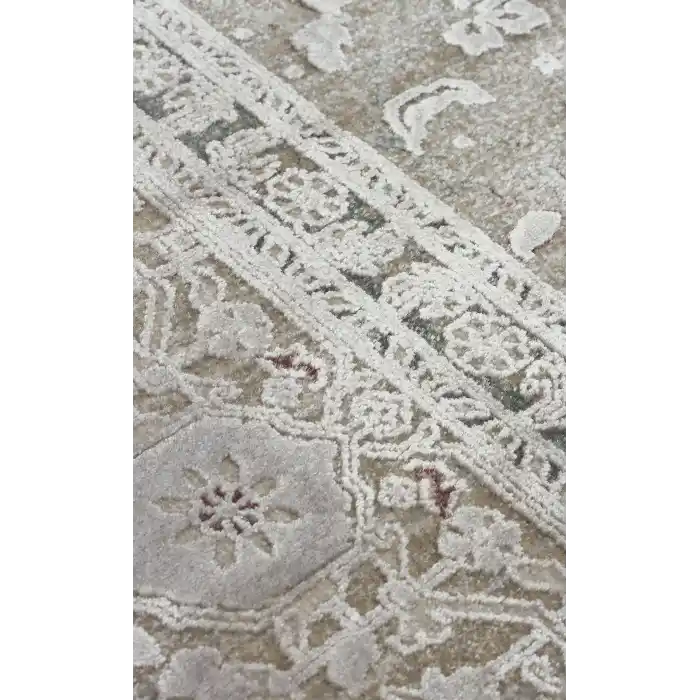 BABİL BBL 02 Grey Yumuşak Dokulu Vintage Esintilere Sahip Over-dyed Sık Dokuma Salon Halısı