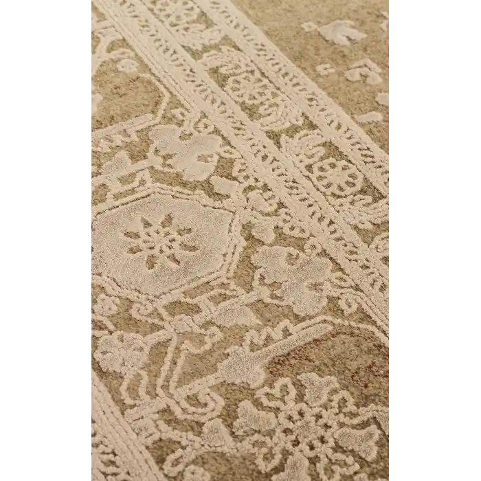 BABİL BBL 02 Bronze Yumuşak Dokulu Vintage Esintilere Sahip Over-dyed Sık Dokuma Salon Halısı