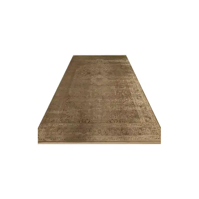 BABİL BBL 02 Bronze Yumuşak Dokulu Vintage Esintilere Sahip Over-dyed Sık Dokuma Salon Halısı