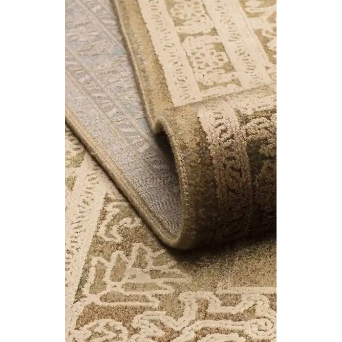 BABİL BBL 02 Bronze Yumuşak Dokulu Vintage Esintilere Sahip Over-dyed Sık Dokuma Salon Halısı