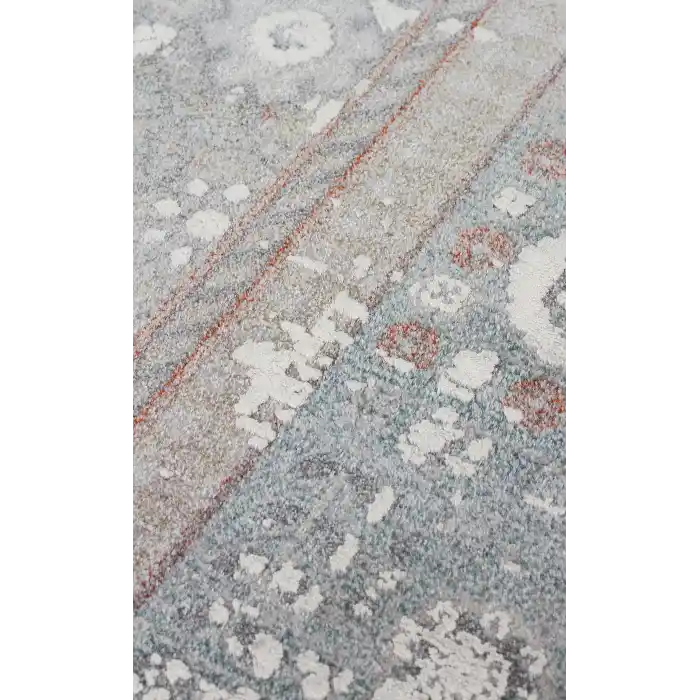 BABIL HALI 0034 Yumuşak Dokulu Vintage Esintilere Sahip Over-dyed Sık Dokuma Salon Halısı