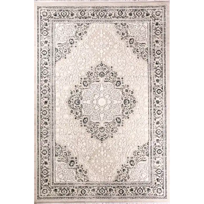 Balat 712B Gri Dekoratif Makine Halısı