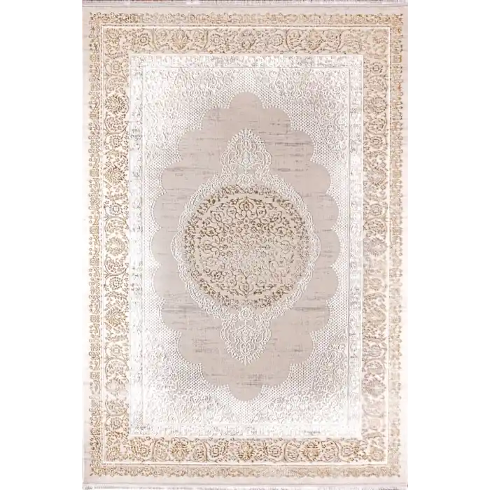 Balat 979A Kahve Dekoratif Makine Halısı