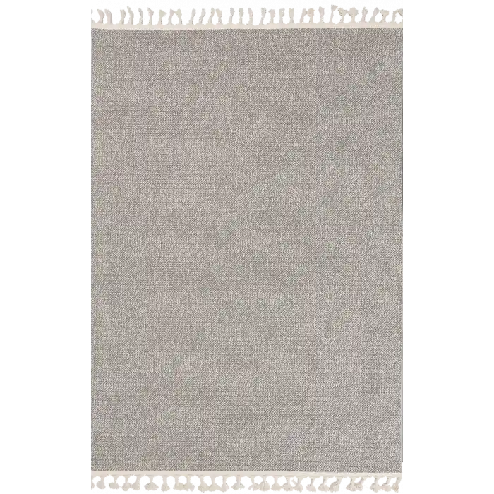 Boho BH-3 Gri Bukle Dokuma Modern Makine Halısı