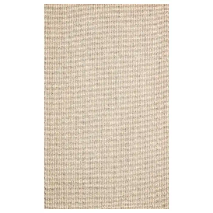 Brooklyn Brk 01 Cream Sılver Hasır Görünümlü Kaymaz Renkli Dokuma Modern Kilim