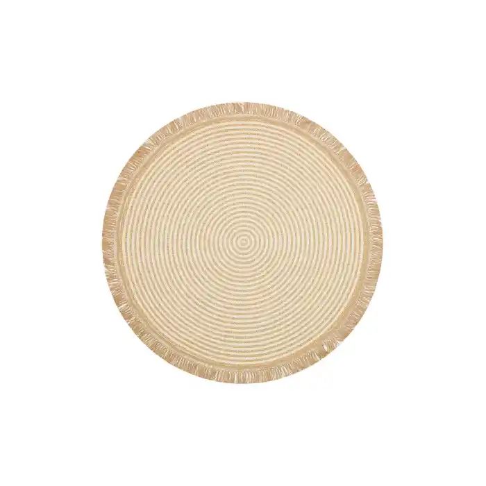 Brooklyn Brk 07 Ivory Hasır Görünümlü Kaymaz Renkli Dokuma Modern Kilim