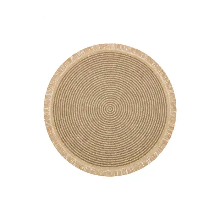 Brooklyn Brk 07 Grey Hasır Görünümlü Kaymaz Renkli Dokuma Modern Kilim