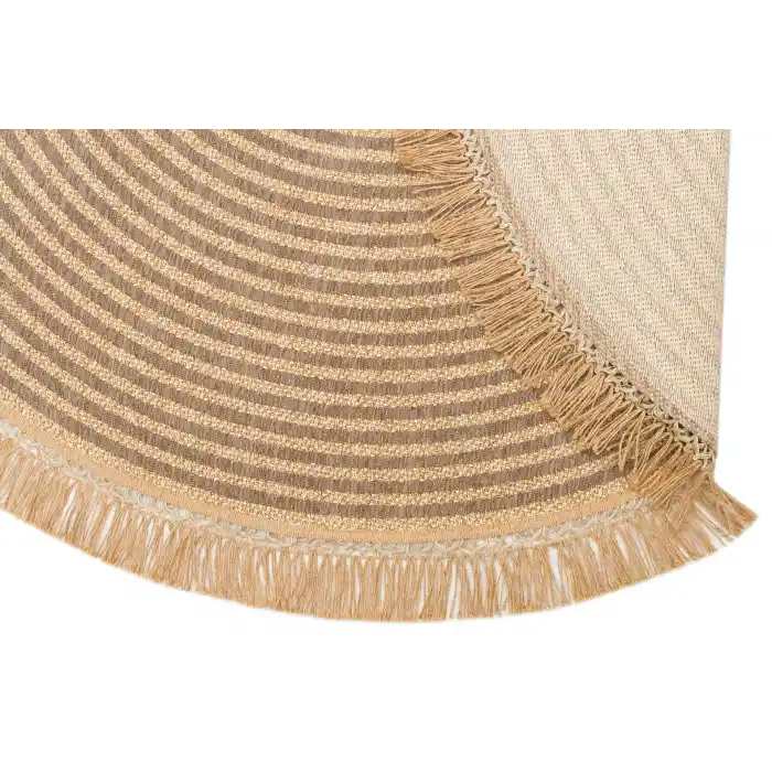 Brooklyn Brk 07 Grey Hasır Görünümlü Kaymaz Renkli Dokuma Modern Kilim