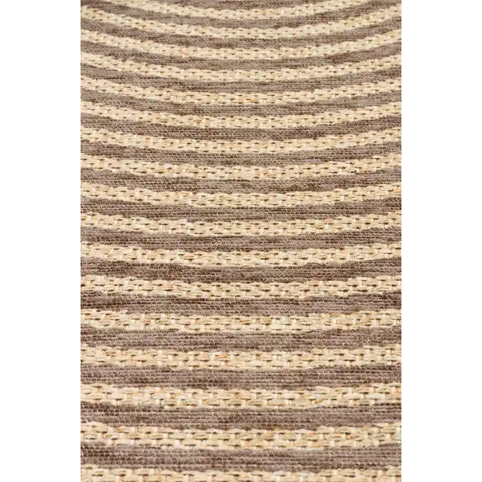 Brooklyn Brk 07 Grey Hasır Görünümlü Kaymaz Renkli Dokuma Modern Kilim