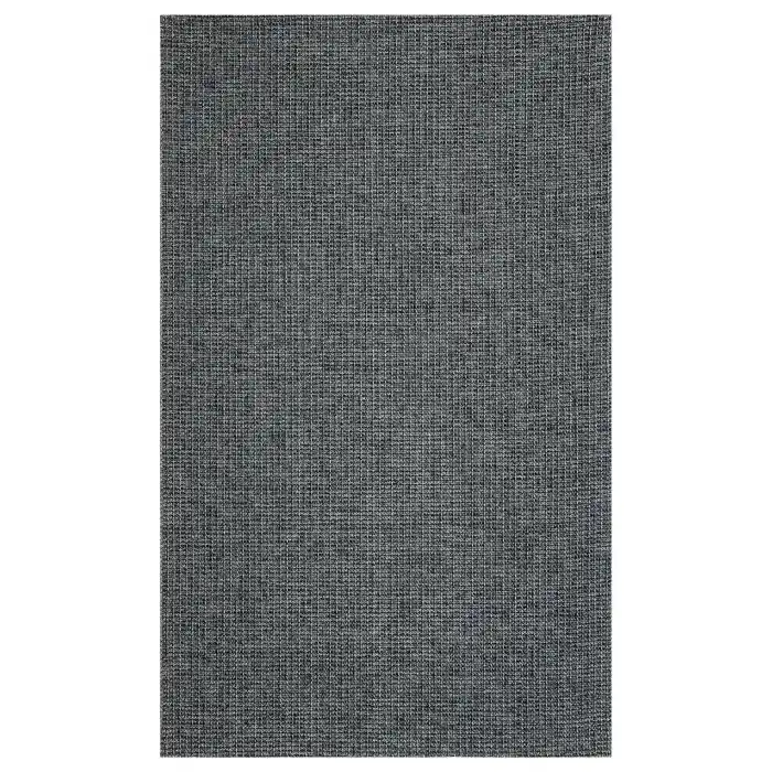 Brookyn Brk 01 Antrasit Sılver Hasır Görünümlü Kaymaz Renkli Dokuma Modern Kilim