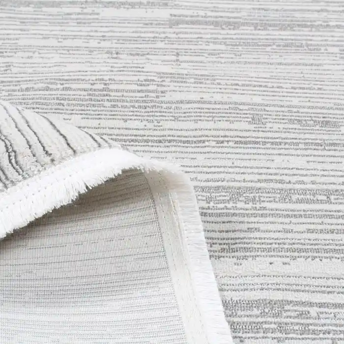 Carino EG88 Krem Gri Dekoratif Makina Halısı