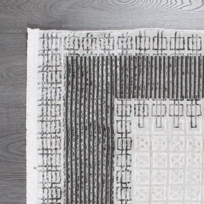 Carino DR99 Gri Dekoratif Makina Halısı