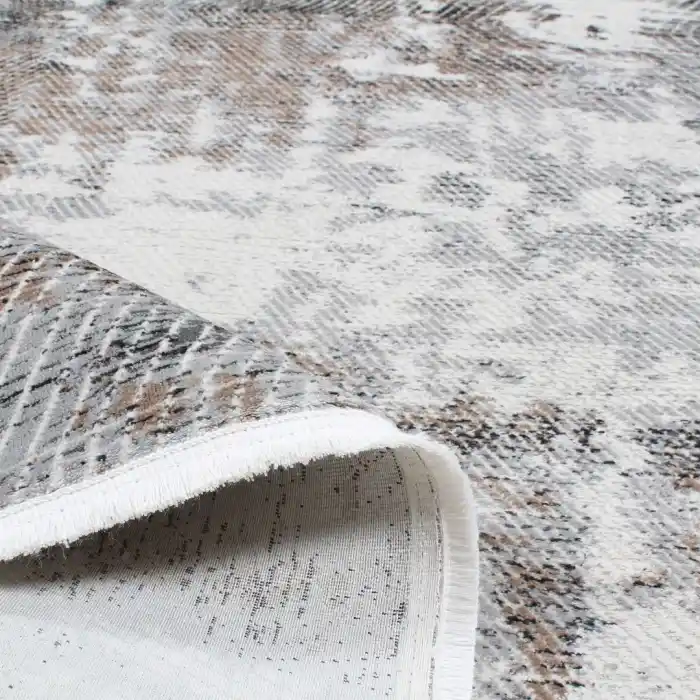 Carino EH88 Gri Dekoratif Makina Halısı