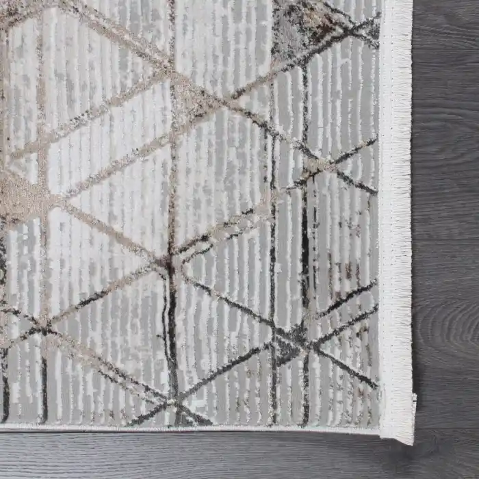 Carino EL70 Krem Dekoratif Makina Halısı