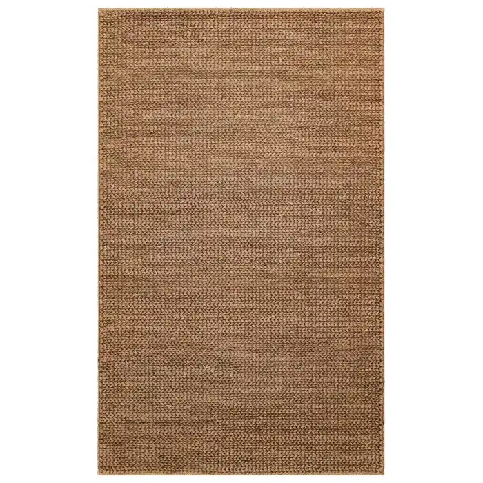 Choti Brown-4 Flatweave Natural Jüt İle Üretilen El Dokuma Hasır Halı