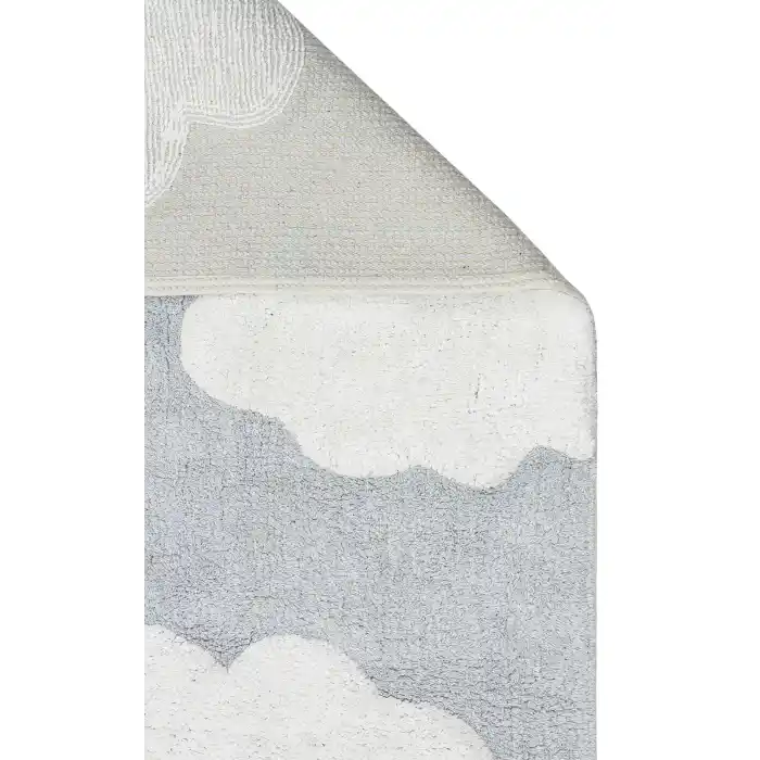 COTTON BOON HALI 0046 Yıkanabilir Kaymaz Tabanlı Naturel Pamuk Bebek Halısı