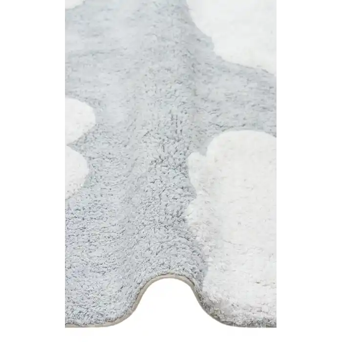 COTTON BOON HALI 0046 Yıkanabilir Kaymaz Tabanlı Naturel Pamuk Bebek Halısı