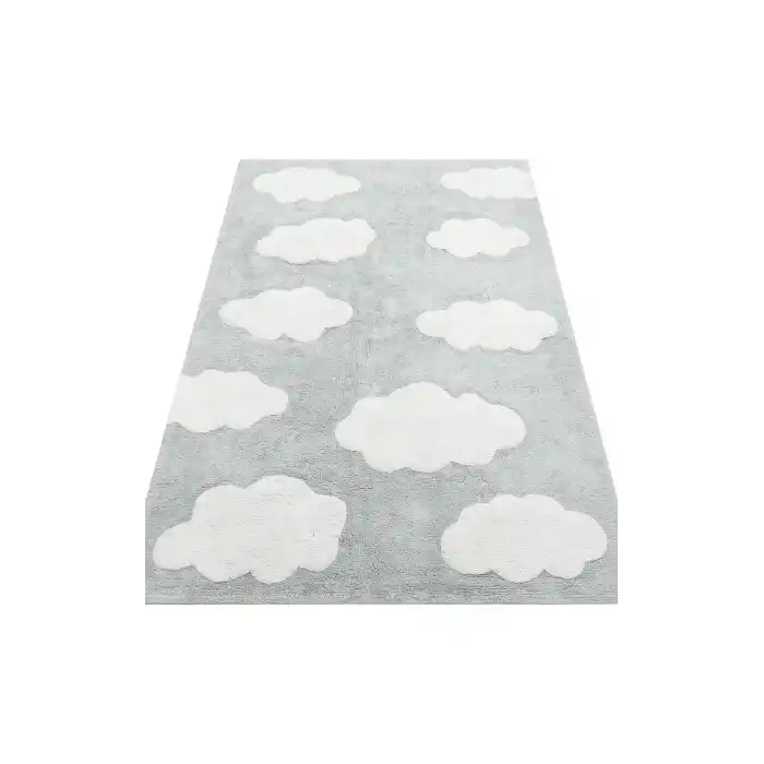 COTTON BOON HALI 0046 Yıkanabilir Kaymaz Tabanlı Naturel Pamuk Bebek Halısı