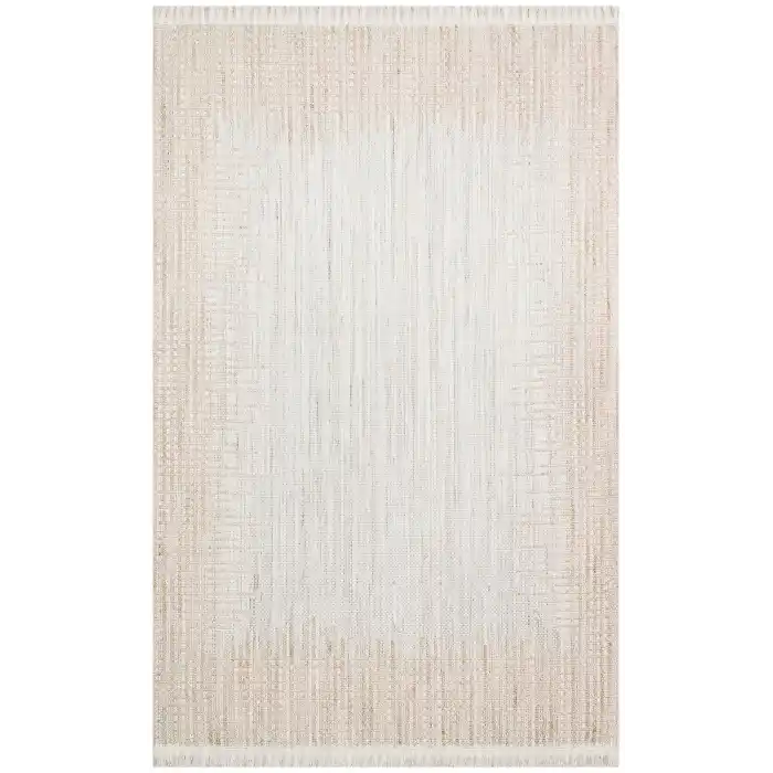 Cozy CZY 01 Grey Beige Hav Toz Vermez Modern Örgü Dokuma Makine Halısı