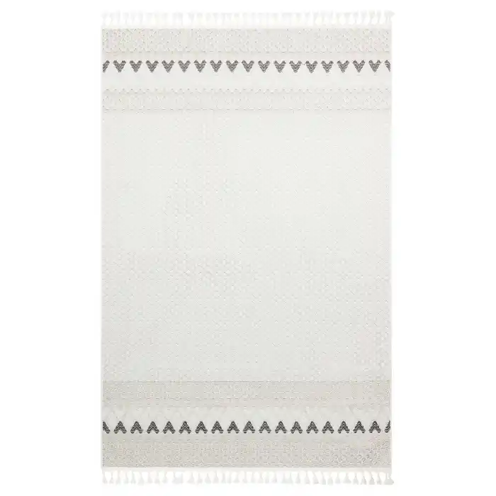 Cozy CZY 07 Cream Beige LW Hav Toz Vermez Modern Örgü Dokuma Makine Halısı