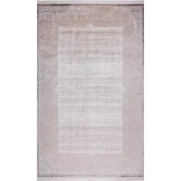 Deco 472A Bej Beyaz Akrilik Salon Halısı