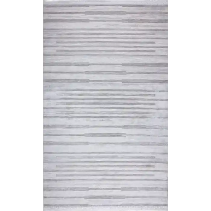 Deco 486A Beyaz Gri Akrilik Salon Halısı