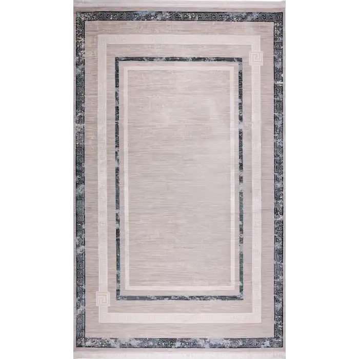 Deco 534A Kemik Mavi Akrilik Salon Halısı