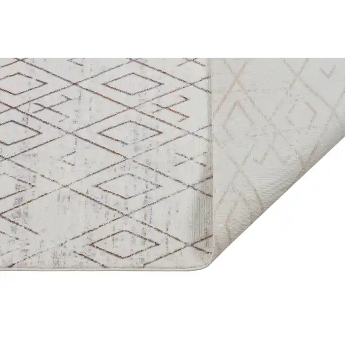 Diva 5003 Vizon Dekoratif Modern Kaymaz Tabanlı Makine Halısı
