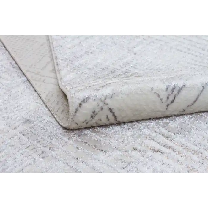 Diva 5004 Vizon Dekoratif Modern Kaymaz Tabanlı Makine Halısı