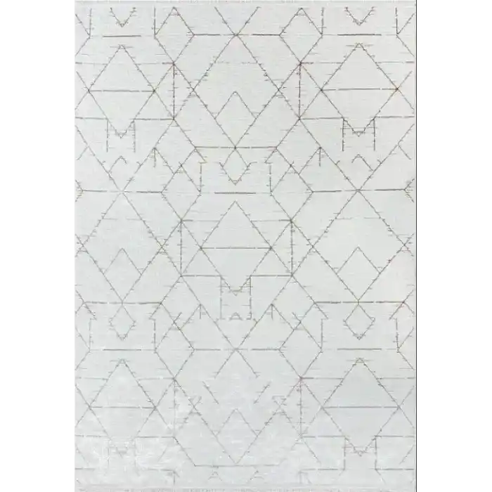 Diva 5014 Vizon Dekoratif Modern Kaymaz Tabanlı Makine Halısı
