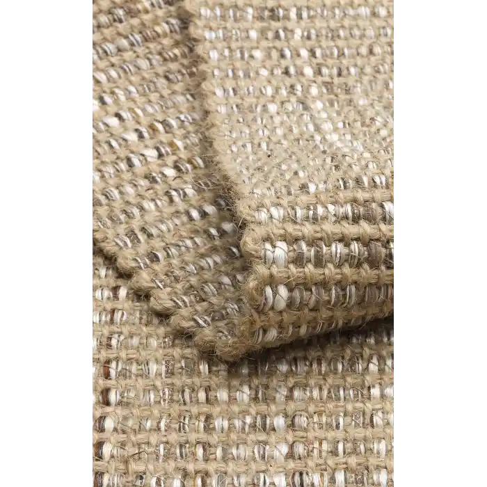 DOHA HALI 0009 Jüt ve Polyester ile Üretilen Çift Taraflı Modern Kilim