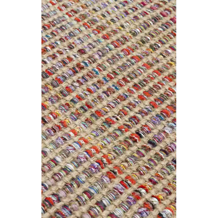 DOHA HALI 0014 Jüt ve Polyester ile Üretilen Çift Taraflı Modern Kilim