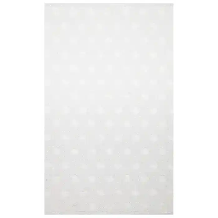 Dublin DBL 03 Cream Yıkanabilir Örgü Dokulu Naturel Pamuk Halı